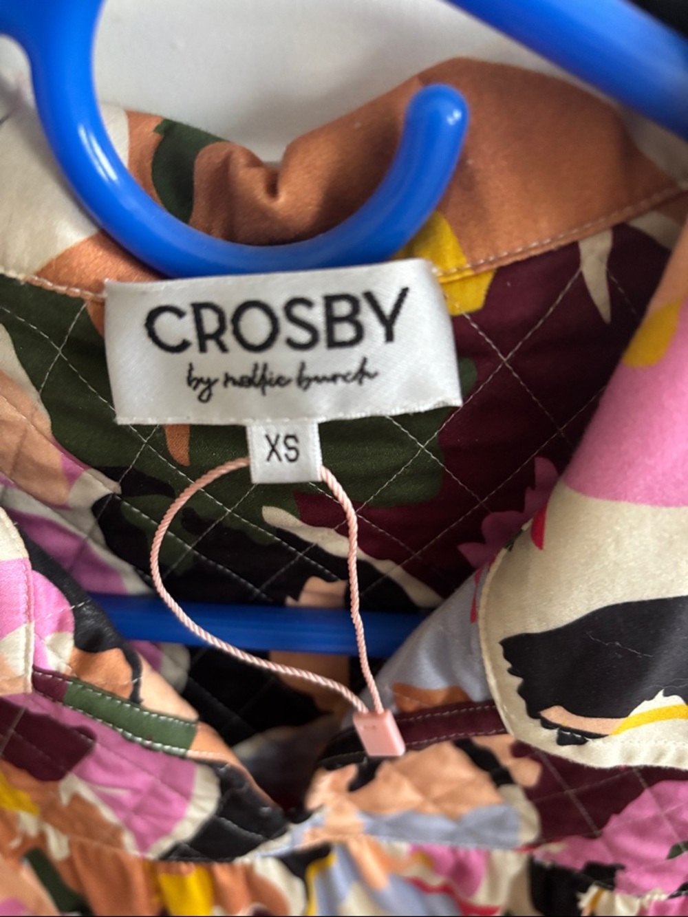 CROSBY by Mollie Burch Multicolor Tiered Long-Sleeve Dress - Picture 2 of 3